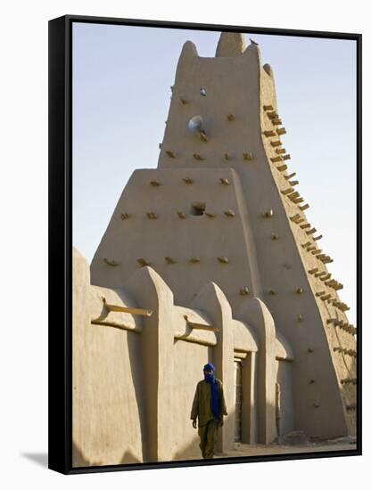 Timbuktu, the Sankore Mosque at Timbuktu Which Was Built in the 14th Century, Mali-Nigel Pavitt-Framed Stretched Canvas