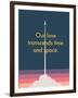 Time And Space Rocket-null-Framed Art Print