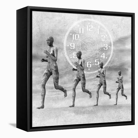 Time And Speed-Ata Alishahi-Framed Stretched Canvas