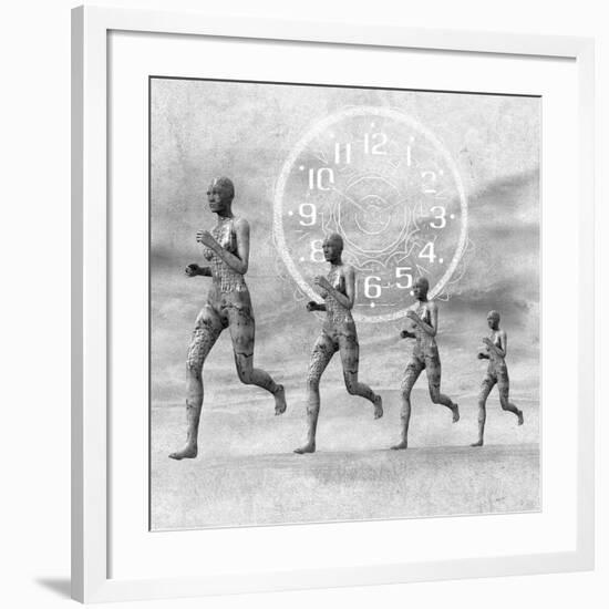 Time And Speed-Ata Alishahi-Framed Giclee Print