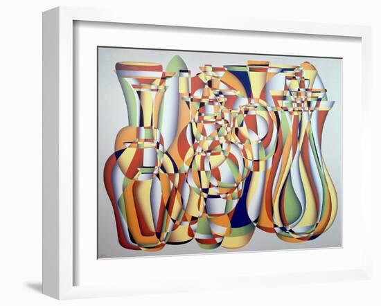 Time and the Abstract Truth, Lapis Orange-Brian Irving-Framed Giclee Print