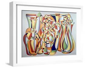 Time and the Abstract Truth, Lapis Orange-Brian Irving-Framed Giclee Print