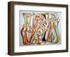 Time and the Abstract Truth, Lapis Orange-Brian Irving-Framed Giclee Print