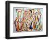 Time and the Abstract Truth, Lapis Orange-Brian Irving-Framed Giclee Print