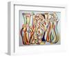 Time and the Abstract Truth, Lapis Orange-Brian Irving-Framed Giclee Print