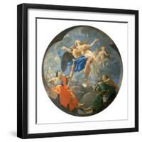 Time and Truth-Nicolas Poussin-Framed Premium Giclee Print