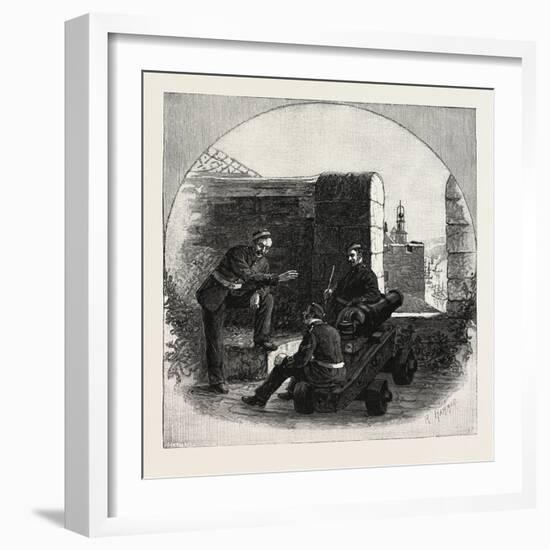 Time-Ball, from the Prince's Bastion., Canada, Nineteenth Century-null-Framed Giclee Print