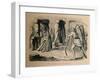 'Time Bowling out the Druids', c1860, (1860)-John Leech-Framed Giclee Print