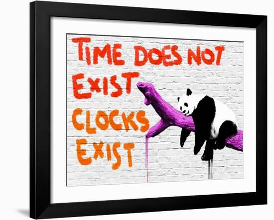 Time does not exist-Masterfunk collective-Framed Giclee Print