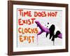 Time does not exist-Masterfunk collective-Framed Giclee Print