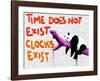 Time does not exist-Masterfunk collective-Framed Giclee Print