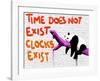 Time does not exist-Masterfunk collective-Framed Giclee Print