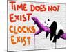 Time does not exist-Masterfunk collective-Mounted Giclee Print