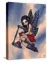 Time Flies - Hourglass Fairy-Jasmine Becket-Griffith-Stretched Canvas