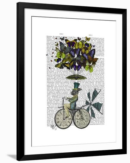 Time Flies Rabbit-Fab Funky-Framed Art Print