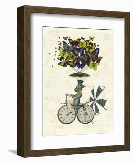 Time Flies Rabbit-Fab Funky-Framed Art Print