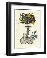 Time Flies Rabbit-Fab Funky-Framed Art Print