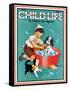 Time For a Bath - Child Life, June 1935-Clarence Biers-Framed Stretched Canvas