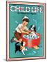 Time For a Bath - Child Life, June 1935-Clarence Biers-Mounted Giclee Print