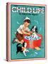 Time For a Bath - Child Life, June 1935-Clarence Biers-Stretched Canvas