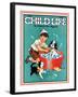 Time For a Bath - Child Life, June 1935-Clarence Biers-Framed Giclee Print