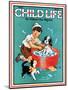 Time For a Bath - Child Life, June 1935-Clarence Biers-Mounted Premium Giclee Print