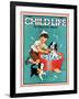 Time For a Bath - Child Life, June 1935-Clarence Biers-Framed Premium Giclee Print