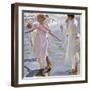 Time for a Bathe, Valencia-Joaquín Sorolla y Bastida-Framed Giclee Print