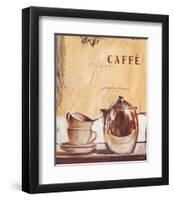 Time for Caffé-Anna Flores-Framed Art Print