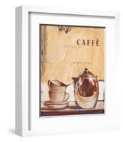 Time for Caffé-Anna Flores-Framed Art Print