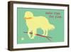 Time For Play - Green Version-Dog is Good-Framed Art Print