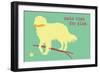 Time For Play - Green Version-Dog is Good-Framed Art Print