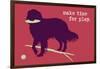 Time For Play - Red Version-Dog is Good-Framed Art Print