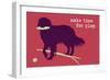 Time For Play - Red Version-Dog is Good-Framed Art Print