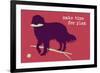 Time For Play - Red Version-Dog is Good-Framed Art Print