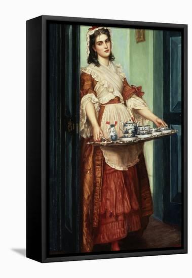 Time for Tea-Valentine Cameron Prinsep-Framed Stretched Canvas