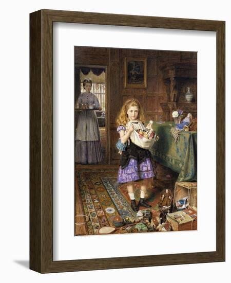 Time for Tea-George Goodwin Kilburne-Framed Giclee Print