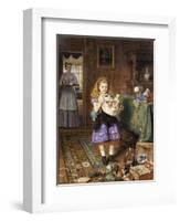 Time for Tea-George Goodwin Kilburne-Framed Giclee Print