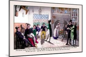 Time for the Provincial Actors to Pay the Bill-Pierce Egan-Mounted Art Print