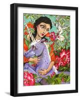 Time Heals-Coco Electra-Framed Art Print