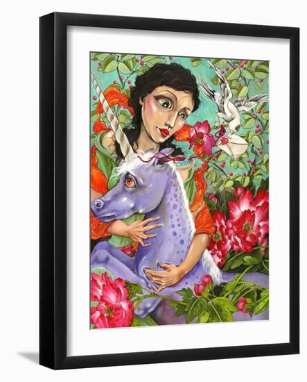 Time Heals-Coco Electra-Framed Art Print