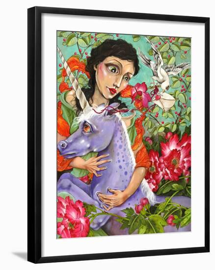 Time Heals-Coco Electra-Framed Art Print