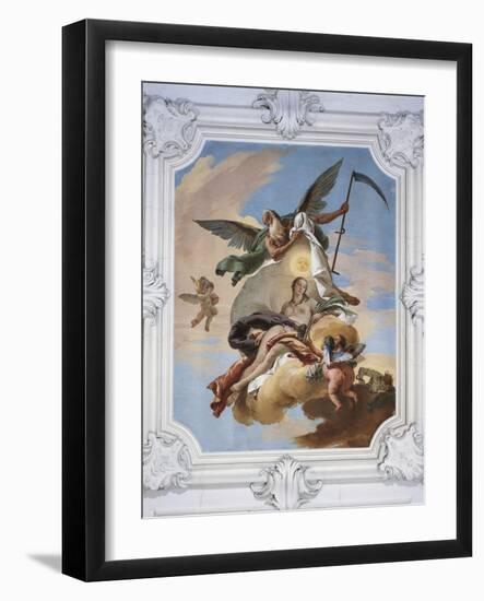 Time Hunting Envy and Discovering Truth-Giovanni Battista Tiepolo-Framed Giclee Print