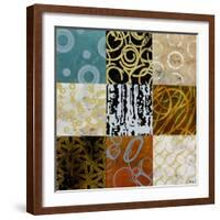 Time In Graphic I-Bridges-Framed Giclee Print