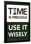 Time is Precious - Use It Wisely-Gerard Aflague Collection-Framed Poster