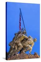 Time Lapse of the Statue of Iwo Jima U S Marine Corps Memorial at Arlington National Cemetery-Gavin Hellier-Stretched Canvas