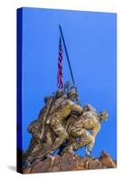 Time Lapse of the Statue of Iwo Jima U S Marine Corps Memorial at Arlington National Cemetery-Gavin Hellier-Stretched Canvas