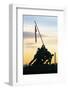 Time Lapse of the Statue of Iwo Jima U S Marine Corps Memorial at Arlington National Cemetery-Gavin Hellier-Framed Photographic Print