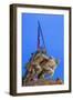 Time Lapse of the Statue of Iwo Jima U S Marine Corps Memorial at Arlington National Cemetery-Gavin Hellier-Framed Photographic Print