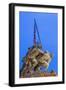 Time Lapse of the Statue of Iwo Jima U S Marine Corps Memorial at Arlington National Cemetery-Gavin Hellier-Framed Photographic Print